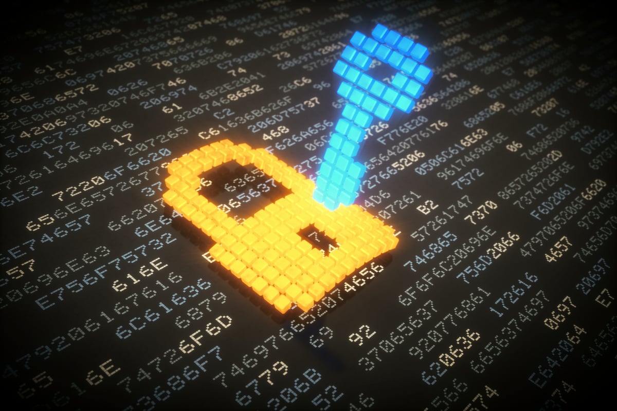 IT Concept Data Encrypted A05